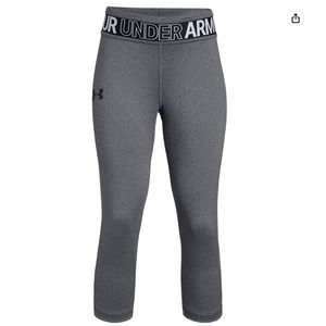 Under Armour Girls Heat Gear Heather Capris, YLG